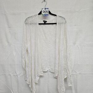 Torrid white long sleeved cardigan, size 4 (4X)